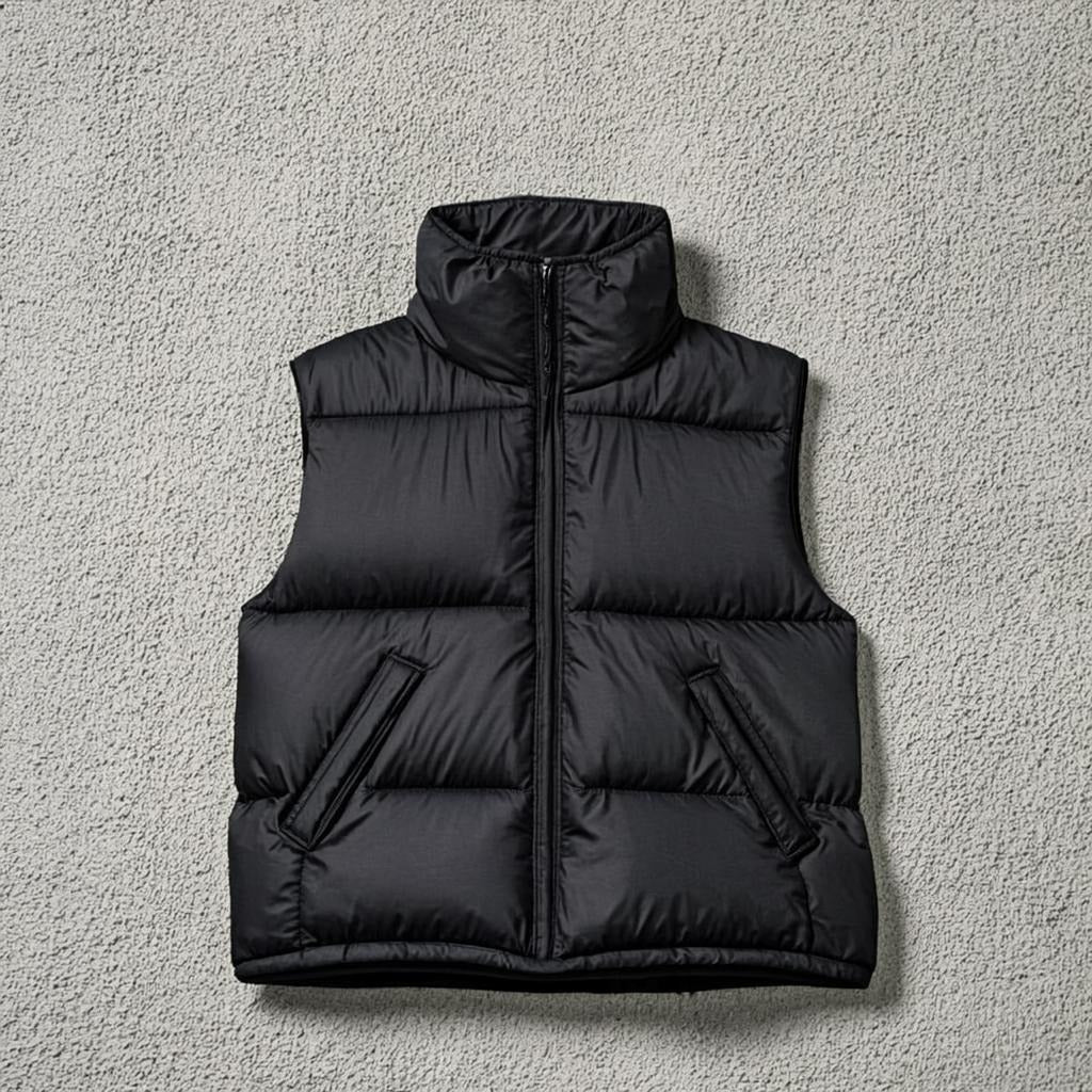 Cropped Puffer Vest