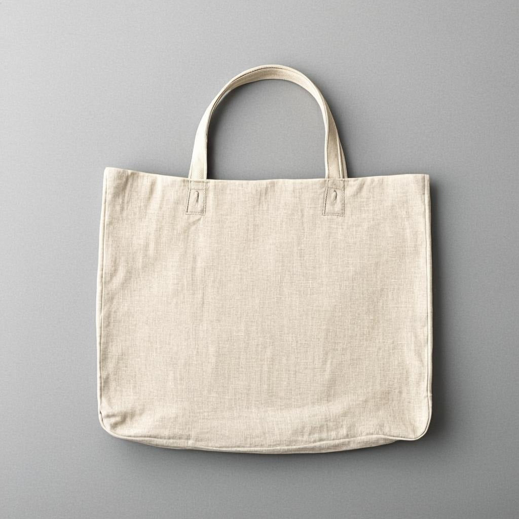 Cotton-Canvas Tote Bag