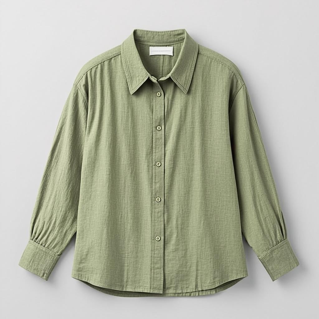 Oversized Camp Collar Shirt